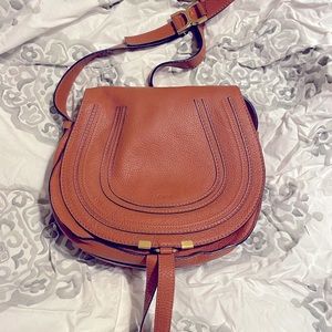 Chloe Medium Marcie Saddle Bag. EUC